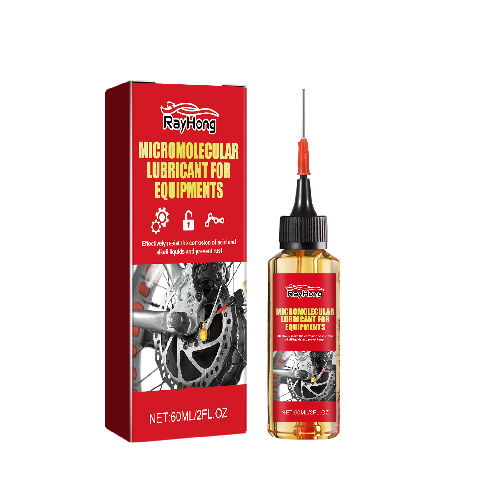 Rayhong Micromolecular Lubricant For Equipments, Auto Parts Maintenance Anti-Corrosion Dust Anti-Rust Multi-Purpose Lubricant