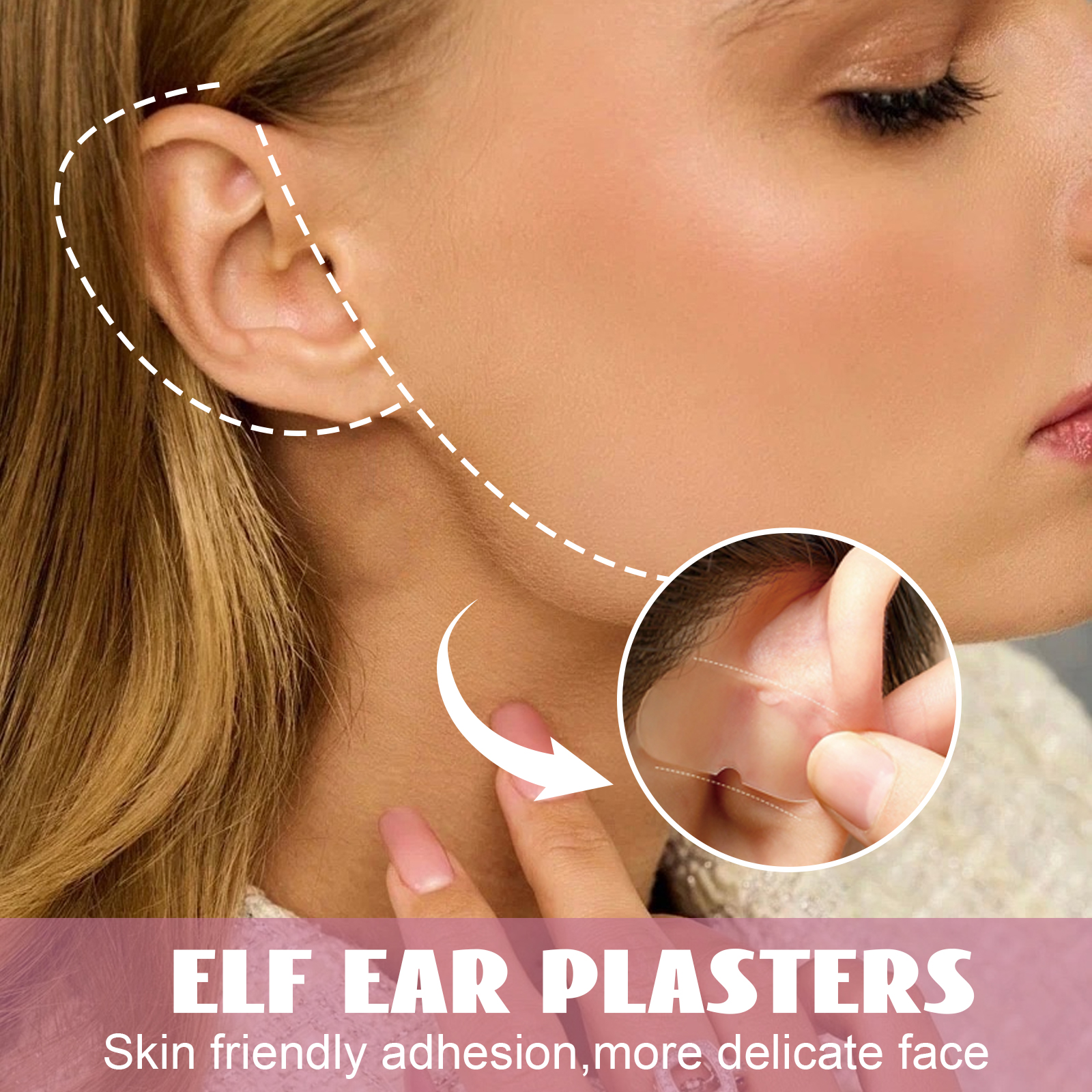 EELHO Fairy Ear Mask Ear Mask Small Invisible Breathable Waterproof Corrective Ear Fix - Image 5