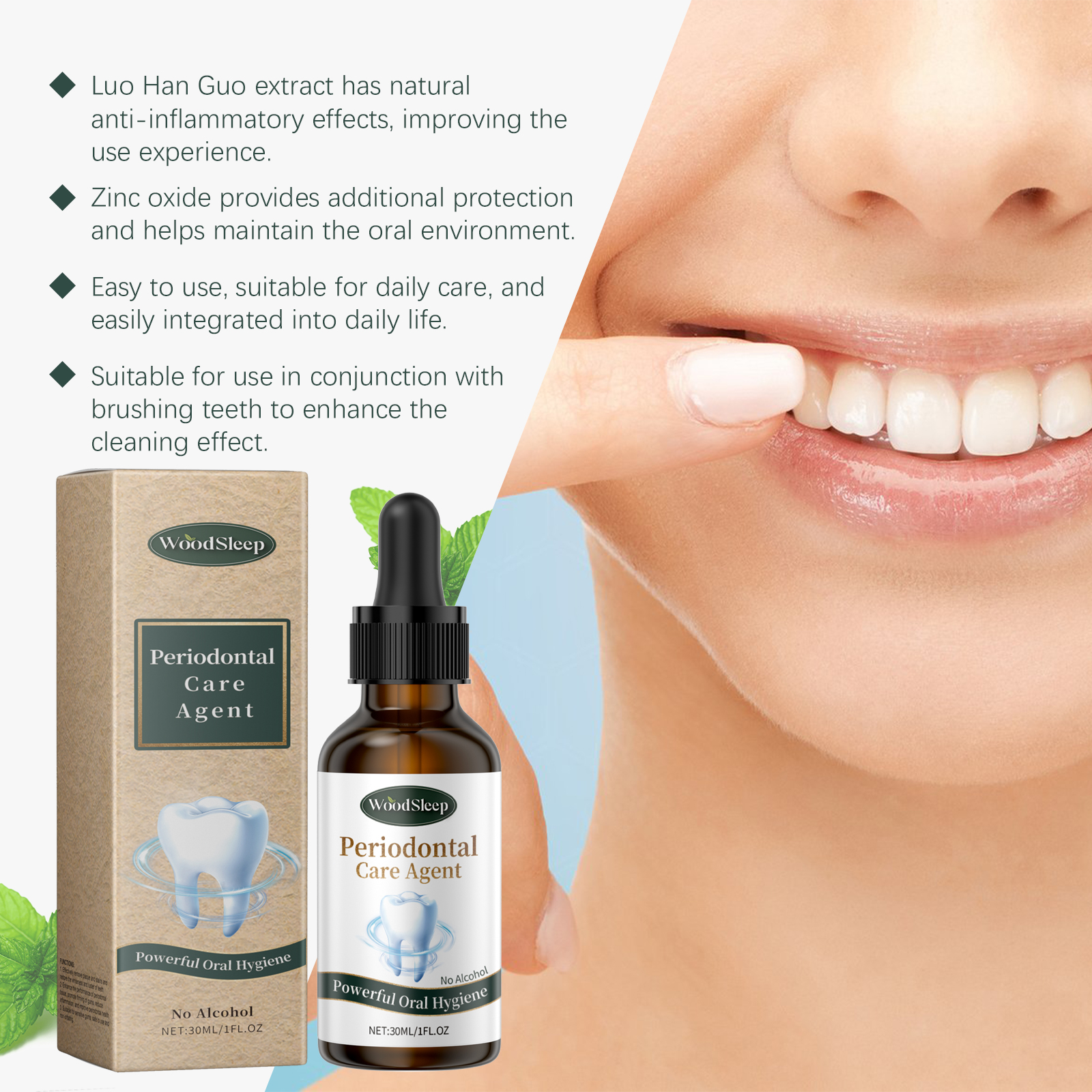 WoodSleep Oral Care Fresh Breath Care Dental Hygiene Environment Dental Cleaning Care - Image 4