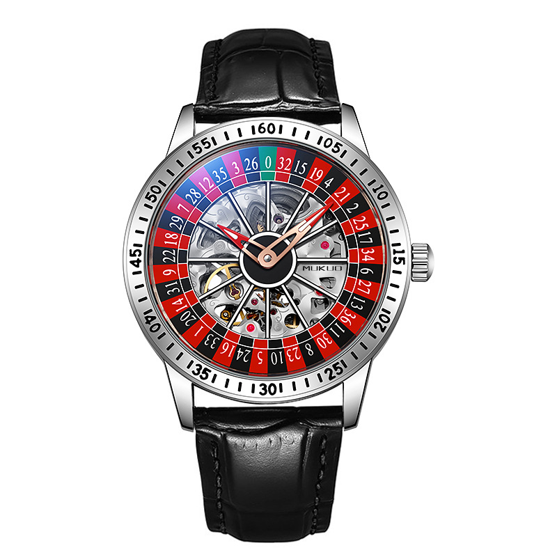 Authentic Export Wooden Wide Gamble Plate Men's Fully Automatic Mechanical Watch Waterproof Luminous Fashion Trendy Wristwatch - Image 16