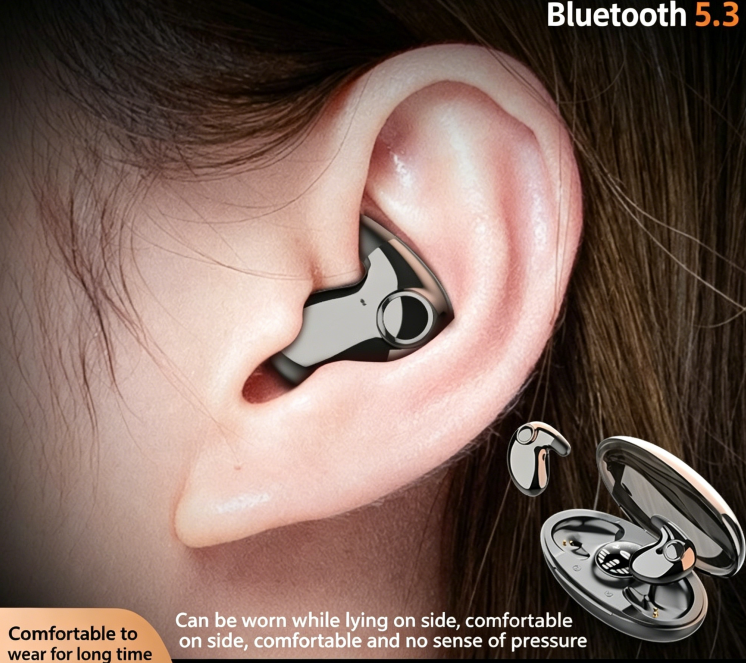 Sleep Bluetooth Earphones Long Battery Life High Sound Quality In-ear Mini Noise Cancelling - Image 5