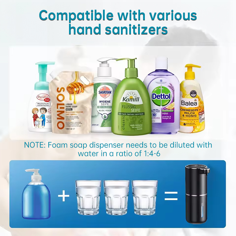 Touchless Sensor Soap Dispenser for Bathroom & Kitchen. Offers Foam and Liquid Modes. - Image 8