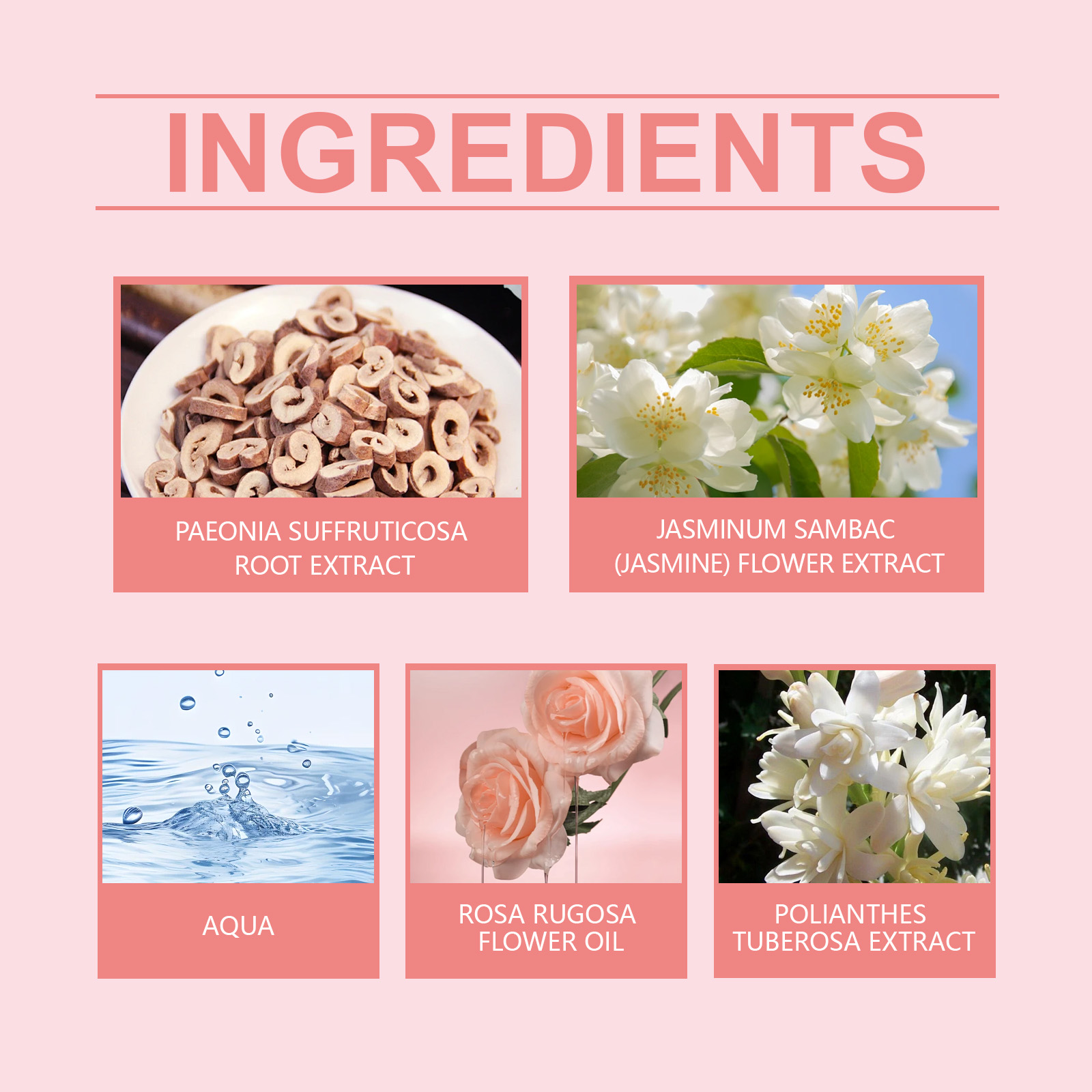 Roxelis Peony Fragrance For Women, Lasting Light Fragrance Fresh Floral Peony Charm Rose Fragrance Perfume - Image 5