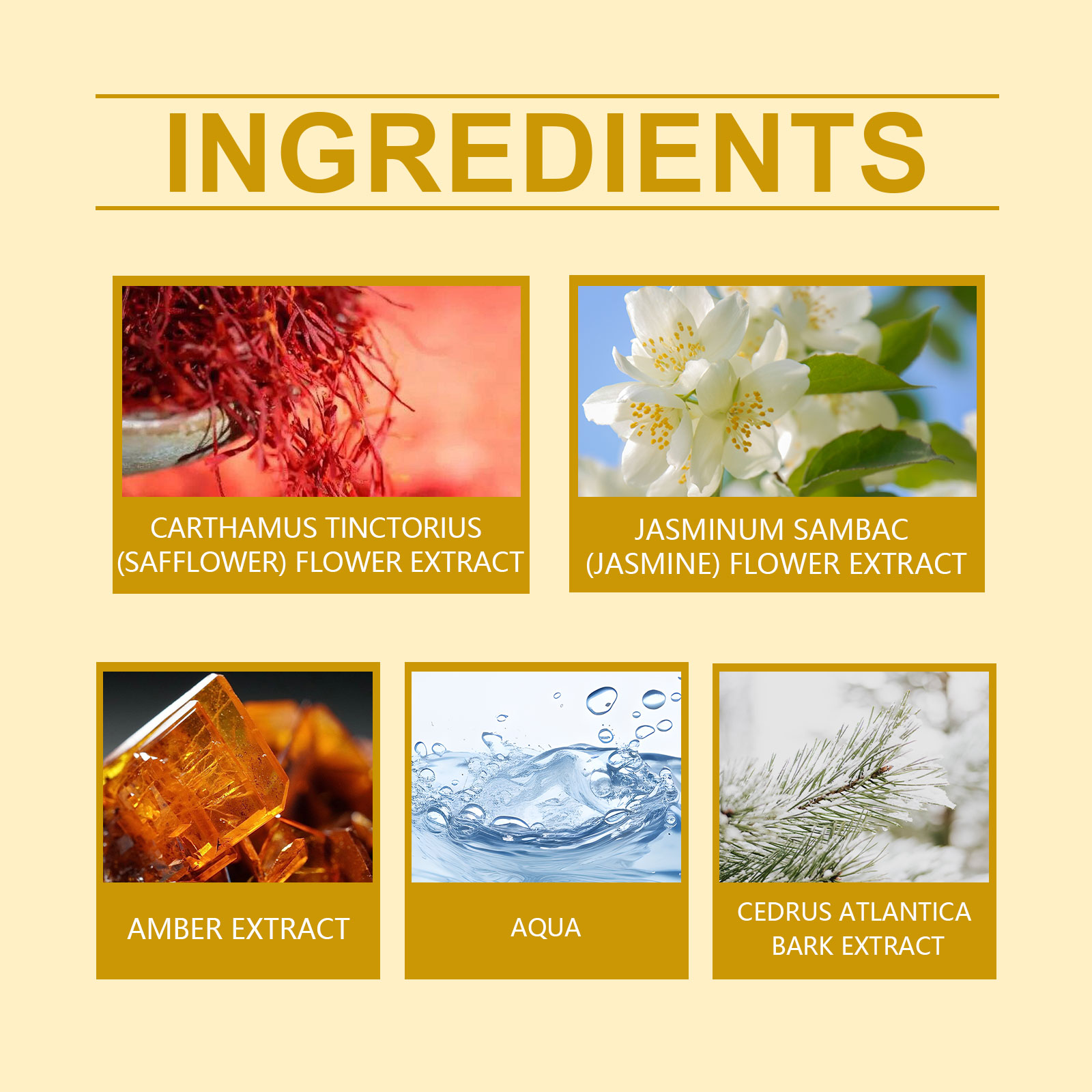 Roxelis Saffron Jasmine Inspired Perfume, Natural Fresh Lasting Fragrance Jasmine Perfume Spray - Image 5