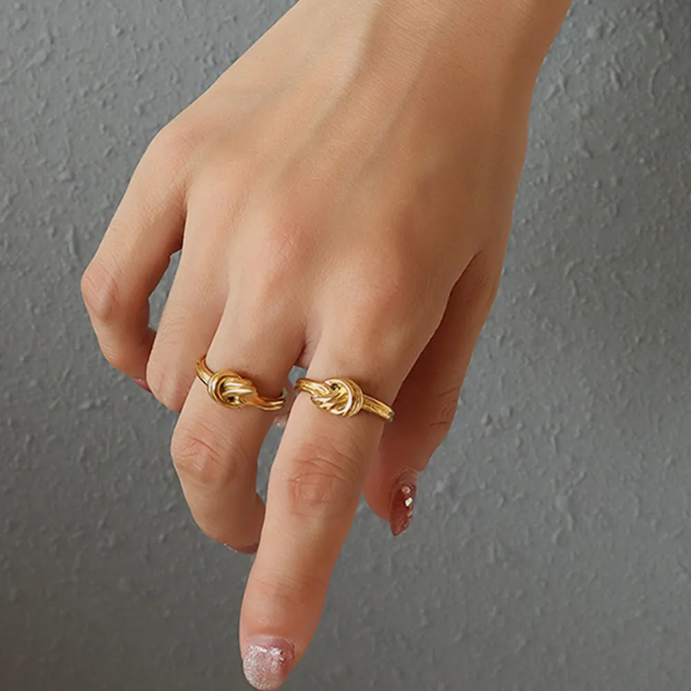 Titanium Steel Knot Ring - Image 5