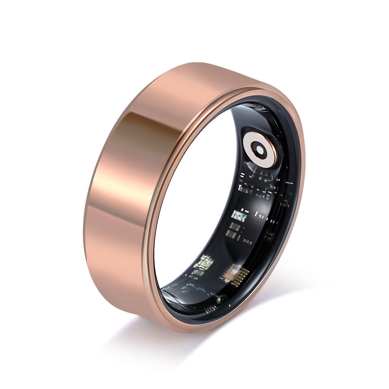 Health Smart Titanium Steel Ring Waterproof Blood Pressure Oxygen Sleep Movement Tracking Multi-Function Ring High-Tech Pair Ring - Image 5