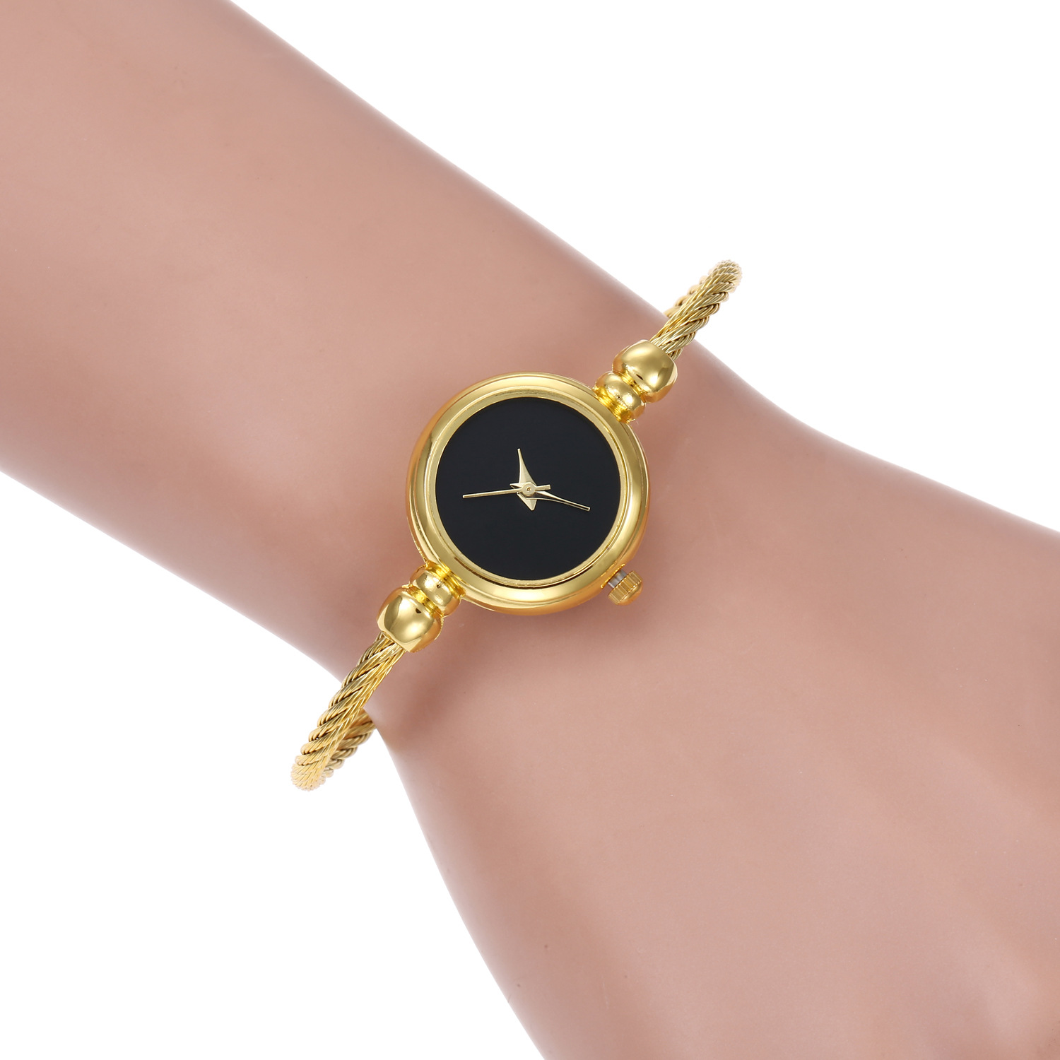 Ladies' alloy steel wire rope bracelet watch chic style fresh student casual fashion watch women's style - Image 7