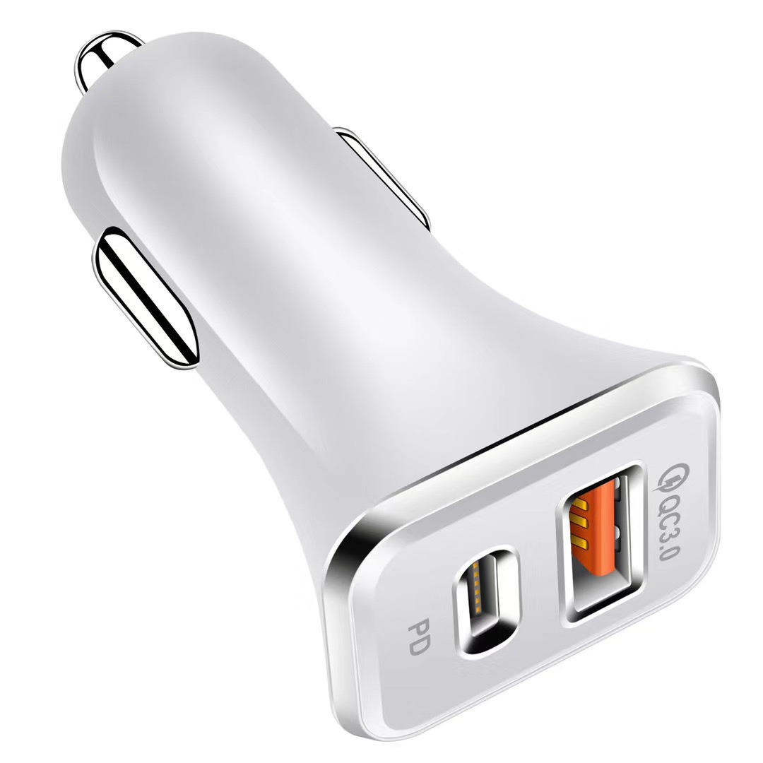 PD car charger TYPE-C fast charging car charging head CE certified 18W charger QC3.0 - Image 2