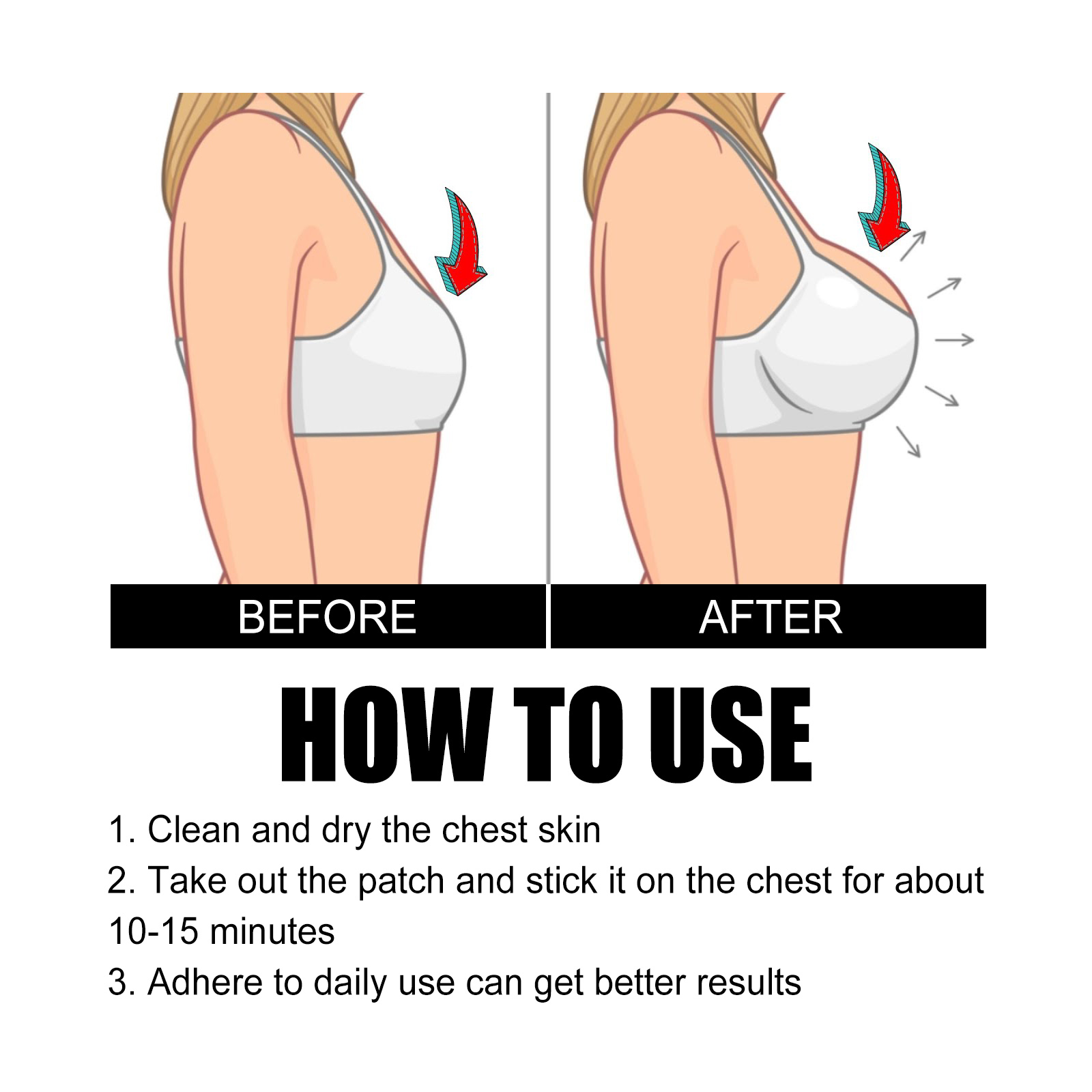 OUHOE Breast Stick, Anti-Sagging Plump Firming Breast Beauty And Care Stick - Image 6