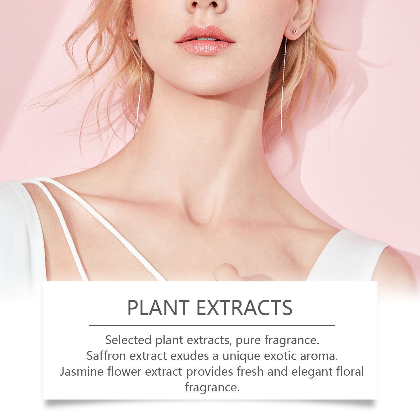 Roxelis Saffron Jasmine Inspired Perfume, Natural Fresh Lasting Fragrance Jasmine Perfume Spray - Image 3