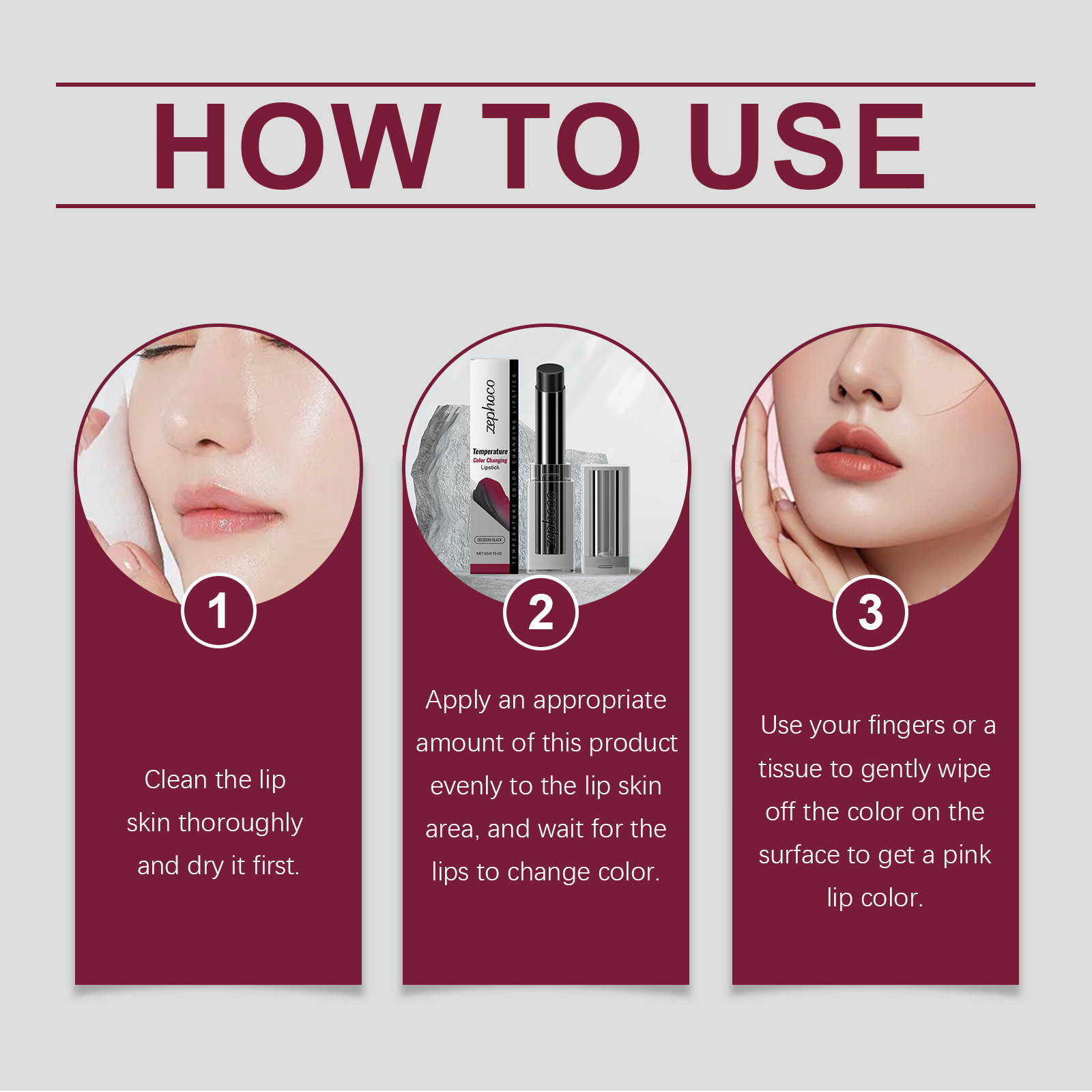 zephoco Obsidian Warming Lip Balm, Gently Moisturizes, Moisturizes, Reduces Lip Lines, And Careens Tender Lips - Image 6