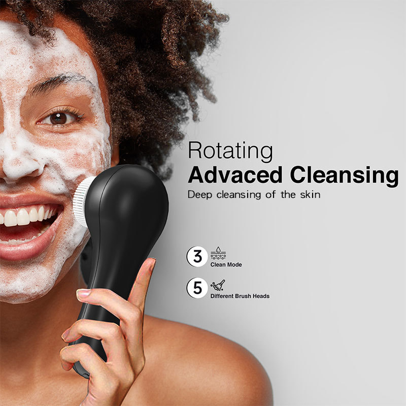 Electric facial brush for removing makeup and blackheads portable beauty tool multifunctional facial cleanser - Image 8