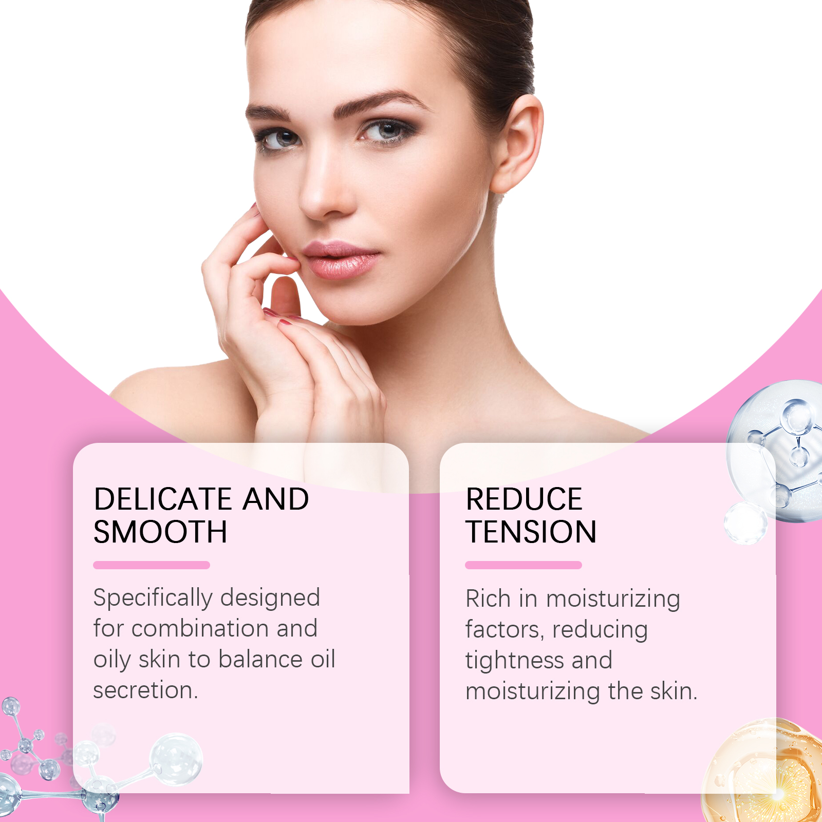 West&Month Gentle Makeup Remover, Facial Makeup Dissolves Soft Cleansing Gentle Cleansing, Clean And Non-Irritating - Image 4