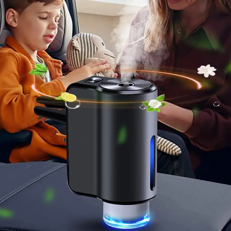 Car Vent Air Freshener Vent Clip Rechargeable Oil Diffuser For Car Automotive Interior Natural Oil Fragrance Long-Lasting For - Image 4