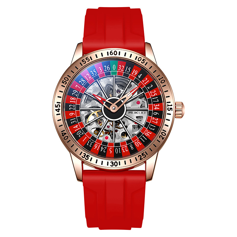 Authentic Export Wooden Wide Gamble Plate Men's Fully Automatic Mechanical Watch Waterproof Luminous Fashion Trendy Wristwatch - Image 9