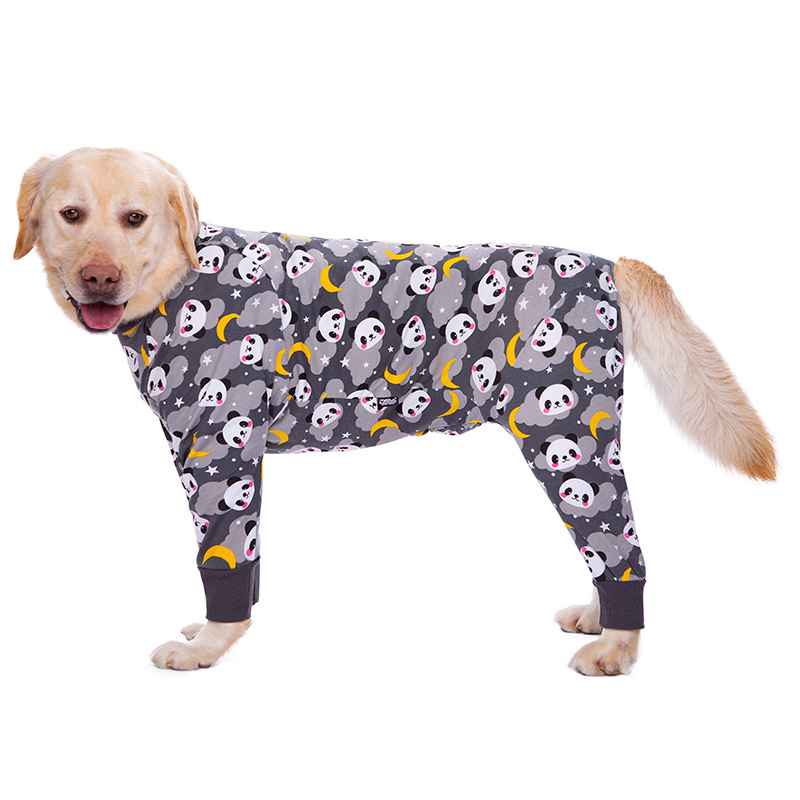 Medium and large dog pet clothing thin design belly protection weaning and sterilization suit - Image 2