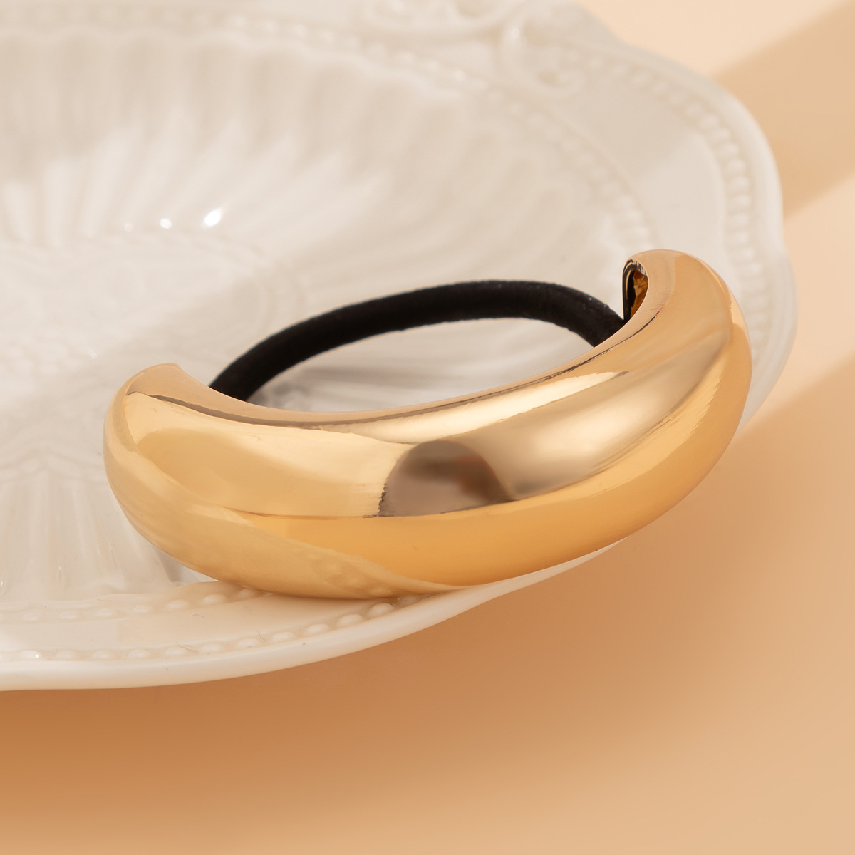 Retro double-layer curved elastic hair accessory Hairpin irregular temperament hair - Image 12