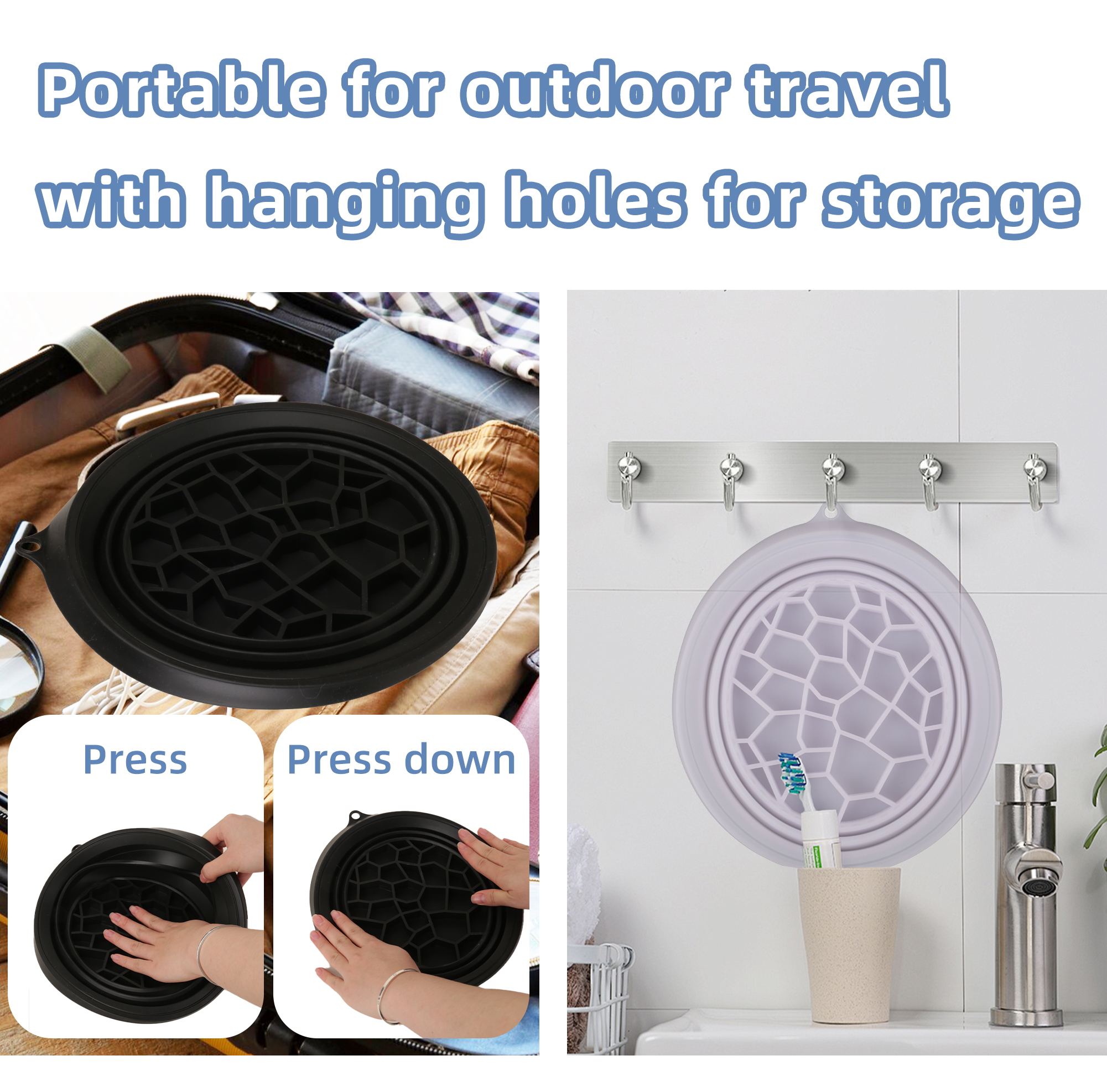Silicone Ice Bath Washbasin Relief Stress Improved Blood Circulation Ice Washbowl Foldable Rapid Cooling Bathing Travel - Image 6