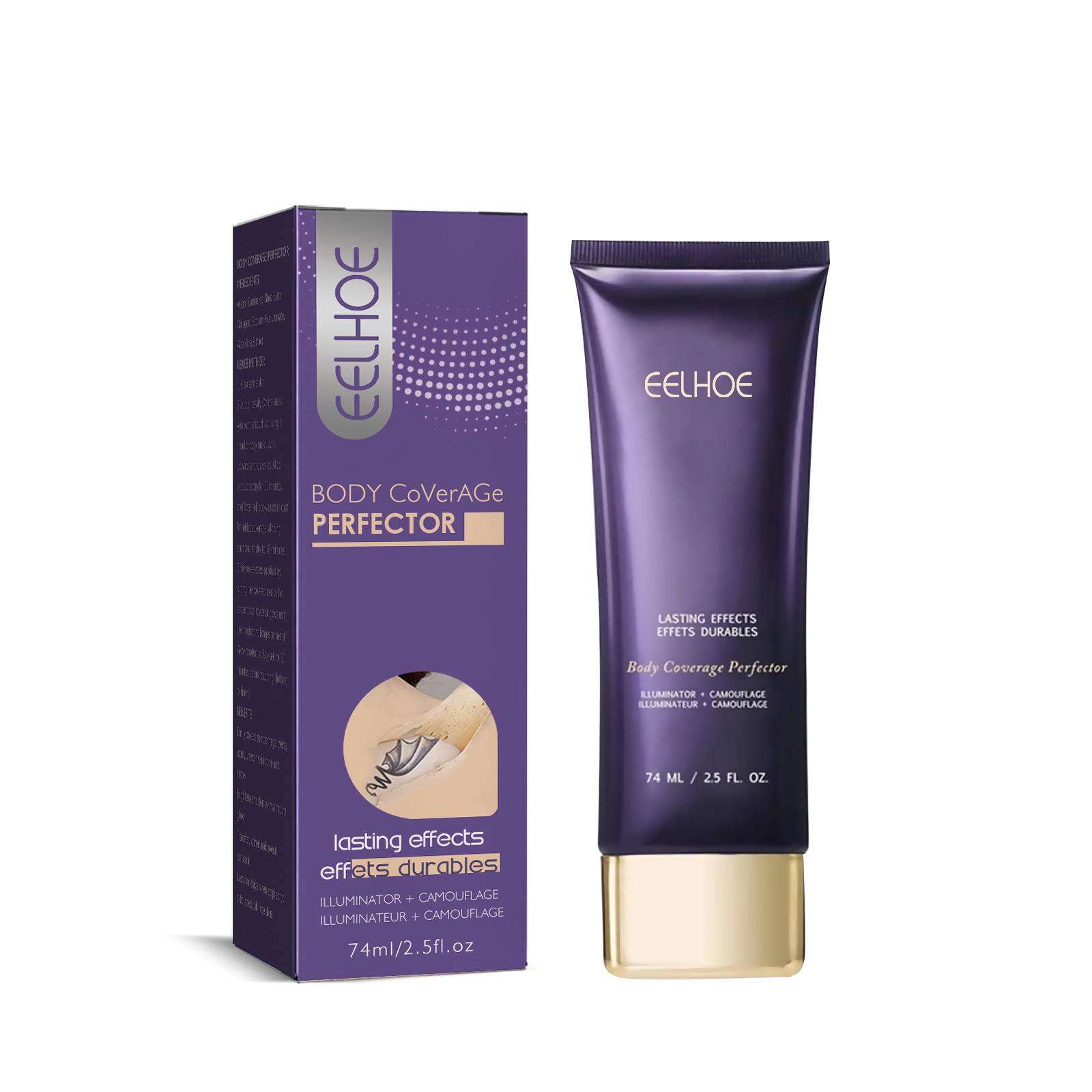 Tattoo Concealer Cover Body Tattoo Scars BirthMark Moisturizing Whitening Invisible Concealer - Image 2