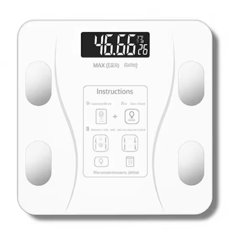 Bluetooth smart scale with app, full-body analysis, iOS/Android, 180kg, high-precision for fitness. - Image 2