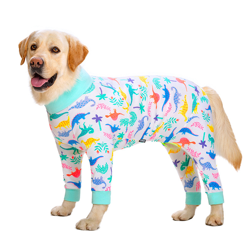 Medium and large dog pet clothing thin design belly protection weaning and sterilization suit - Image 9