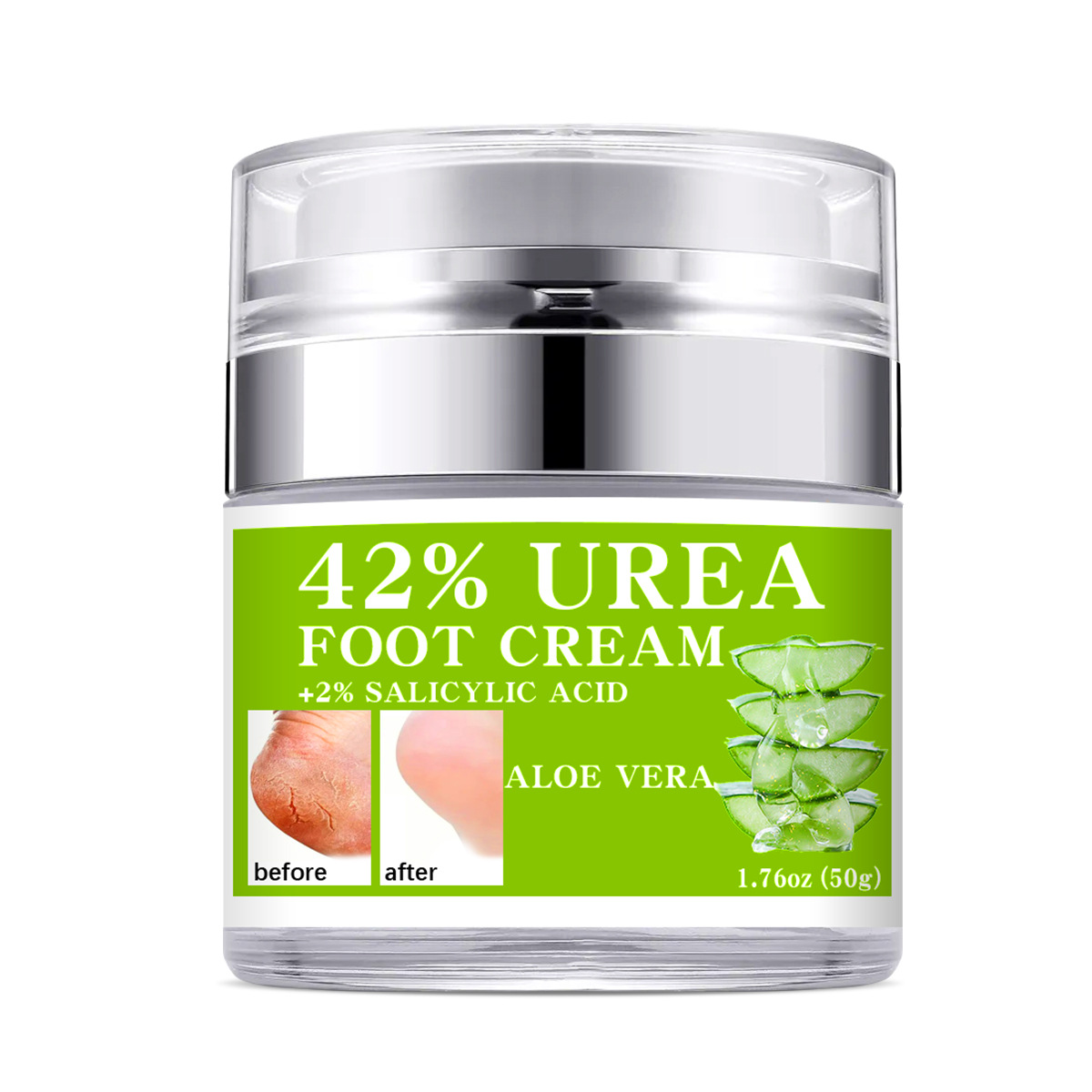 42% Urea Hand and Foot Cream for Dry and Cracked Skin: Moisturizing, Hydrating, and Nourishing Body Lotion, 50ml - Image 5