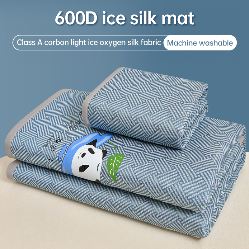 600D Carbon Fiber Summer Mat, Natural Ice Vine Cooling Mat, Can, Naked-sleep Cool Mattress, Pillowcase - Image 2