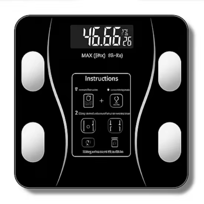 Bluetooth smart scale with app, full-body analysis, iOS/Android, 180kg, high-precision for fitness. - Image 3