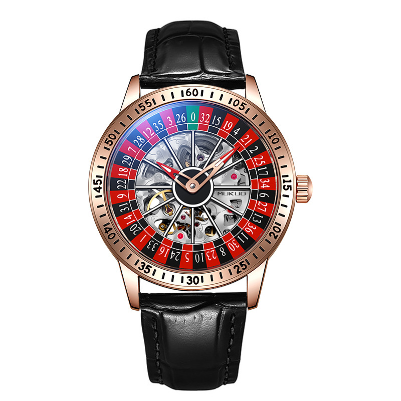Authentic Export Wooden Wide Gamble Plate Men's Fully Automatic Mechanical Watch Waterproof Luminous Fashion Trendy Wristwatch - Image 15