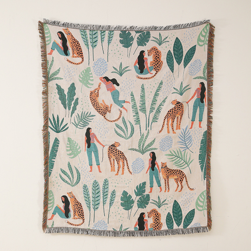 Artistic Sketch Throw Blanket, Camping Blanket, Leisure Blanket, Nap Blanket, Sofa Throw, Picnic Blanket, Bed End Blanket - Image 23