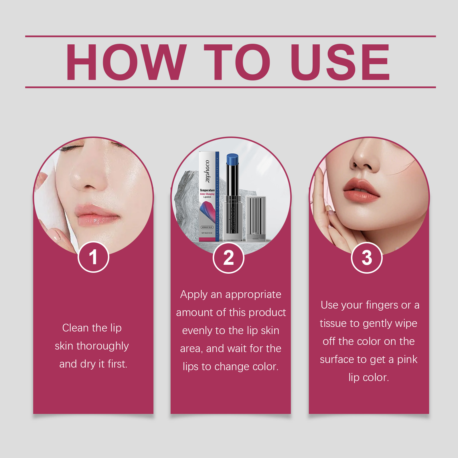 zephoco Midnight Blue Warming Lip Balm, Pamper, Nourish, Moisturize, Moisturize And Improve Dry Lip Skin - Image 6