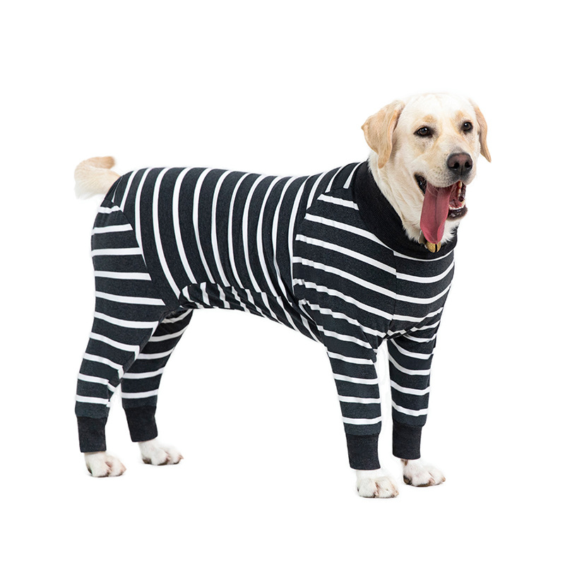 Medium and large dog pet clothing thin design belly protection weaning and sterilization suit - Image 45
