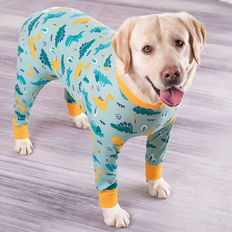 Medium and large dog pet clothing thin design belly protection weaning and sterilization suit - Image 8