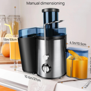 Multi functional household centrifugal juicer, electric fruit and vegetable juicer, residue separation juicer, and food processo