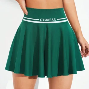 Ruched High Waist Mini Active Skirt
