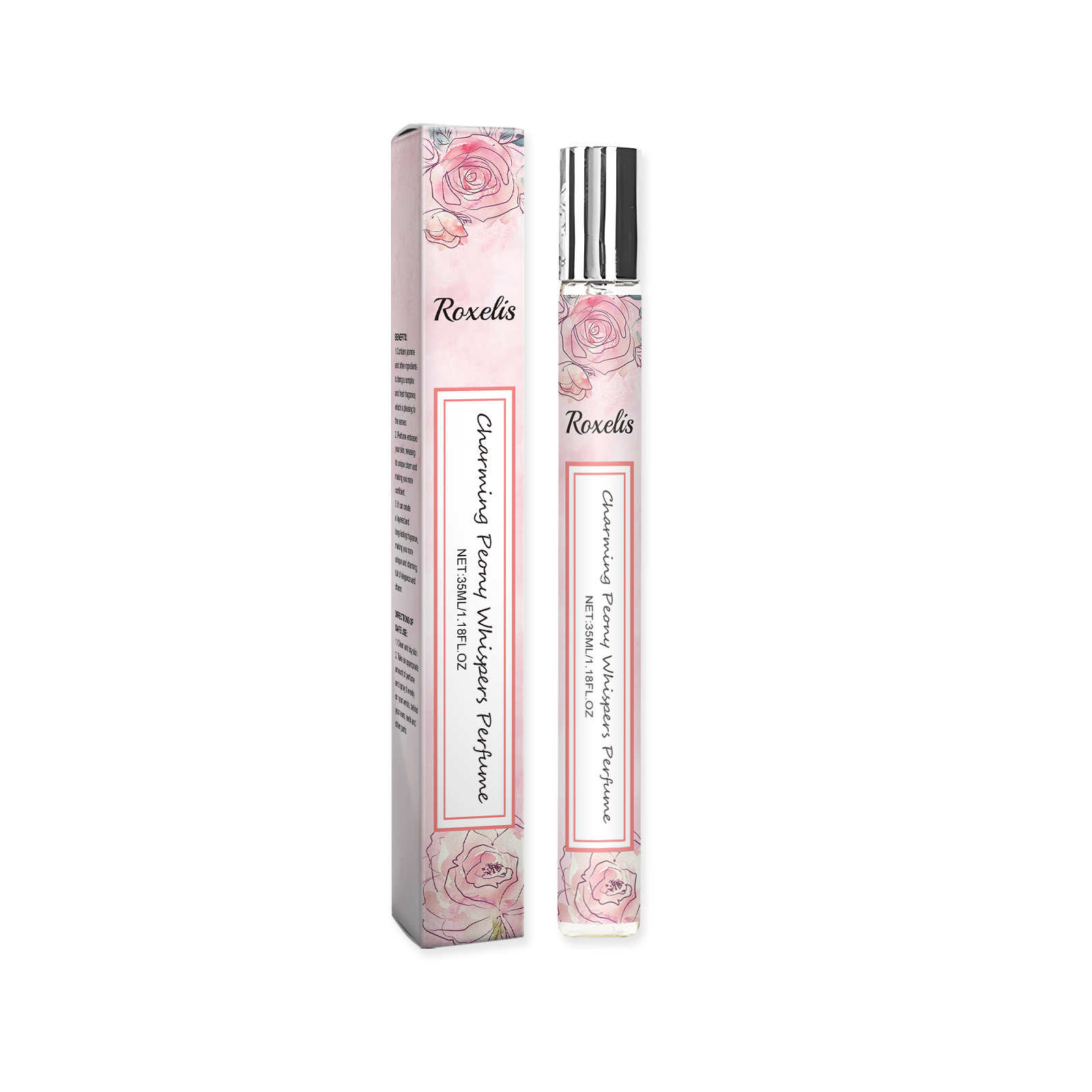 Roxelis Peony Fragrance For Women, Lasting Light Fragrance Fresh Floral Peony Charm Rose Fragrance Perfume