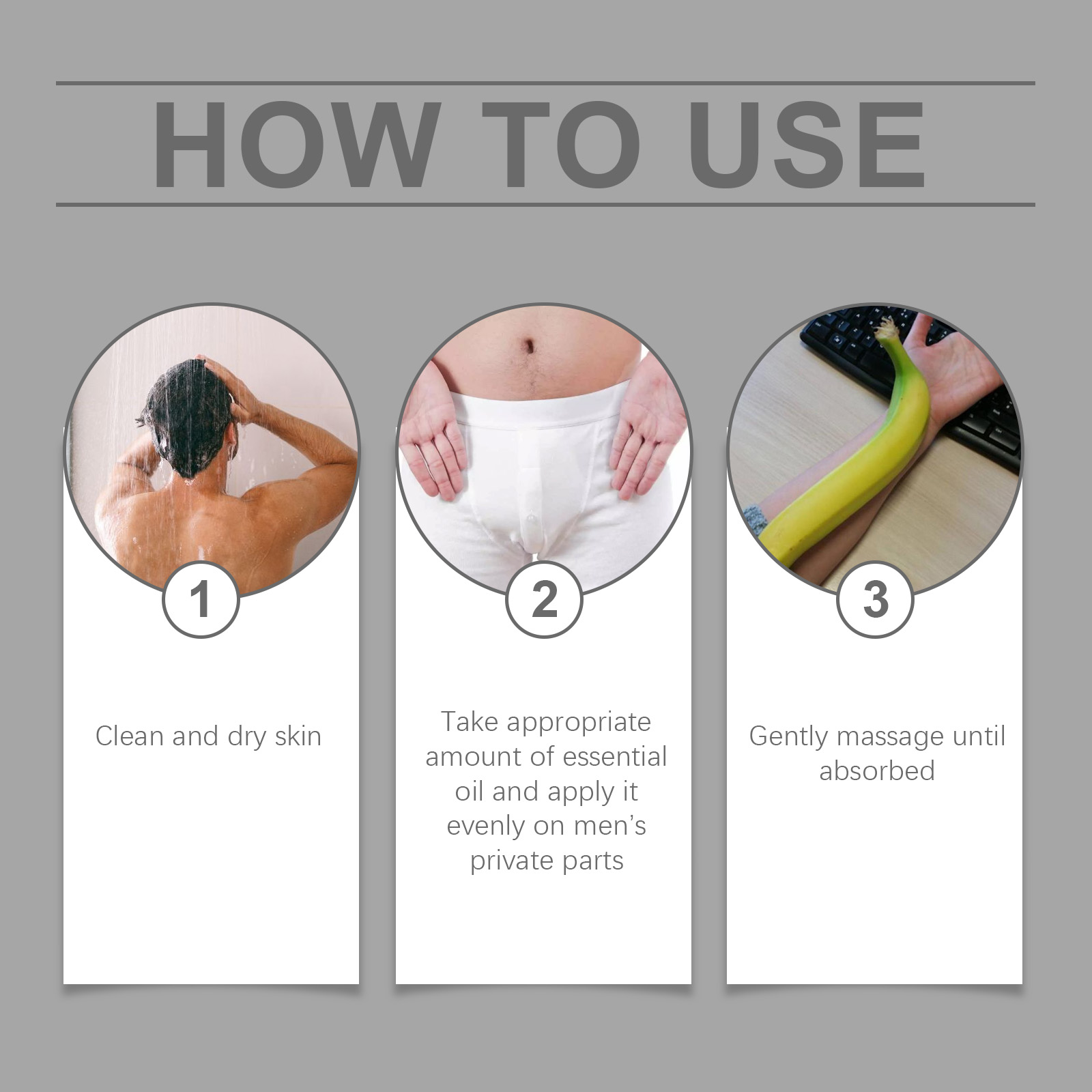 North Moon Male Massage Essential Oil Daily Moisturizing Moisturizing Body Massage Male Gentle Care Essential Oil - Image 6