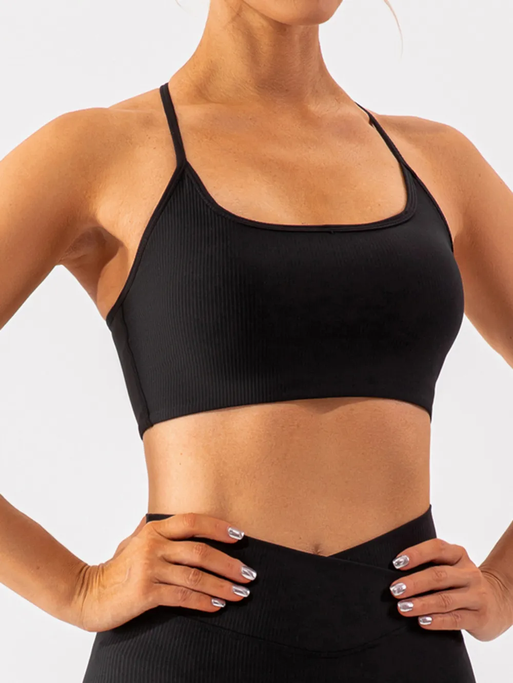 Tight fitting quick drying yoga clothes for training running beautiful back sports underwear for women - Image 18