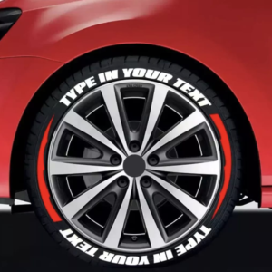 Custom Tire Lettering