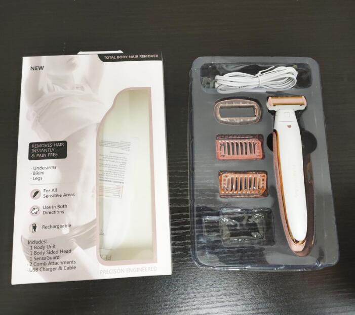 Electric Lady Shaver Razor Flawless Body Hair Shaver Painless Bikini Trimmer USB Rechargeable Fast Hair Shaving Machine - Image 7