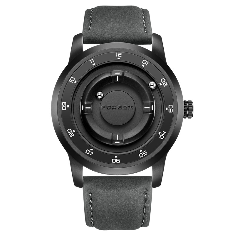 LIGE Fashionable Roman Numeral Men's Multi-Function Quartz Watch with Leather Strap and Water Resistance - Image 9