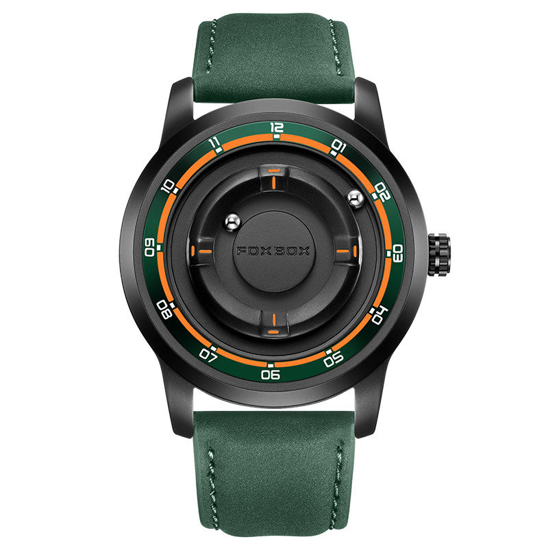 LIGE Fashionable Roman Numeral Men's Multi-Function Quartz Watch with Leather Strap and Water Resistance - Image 6
