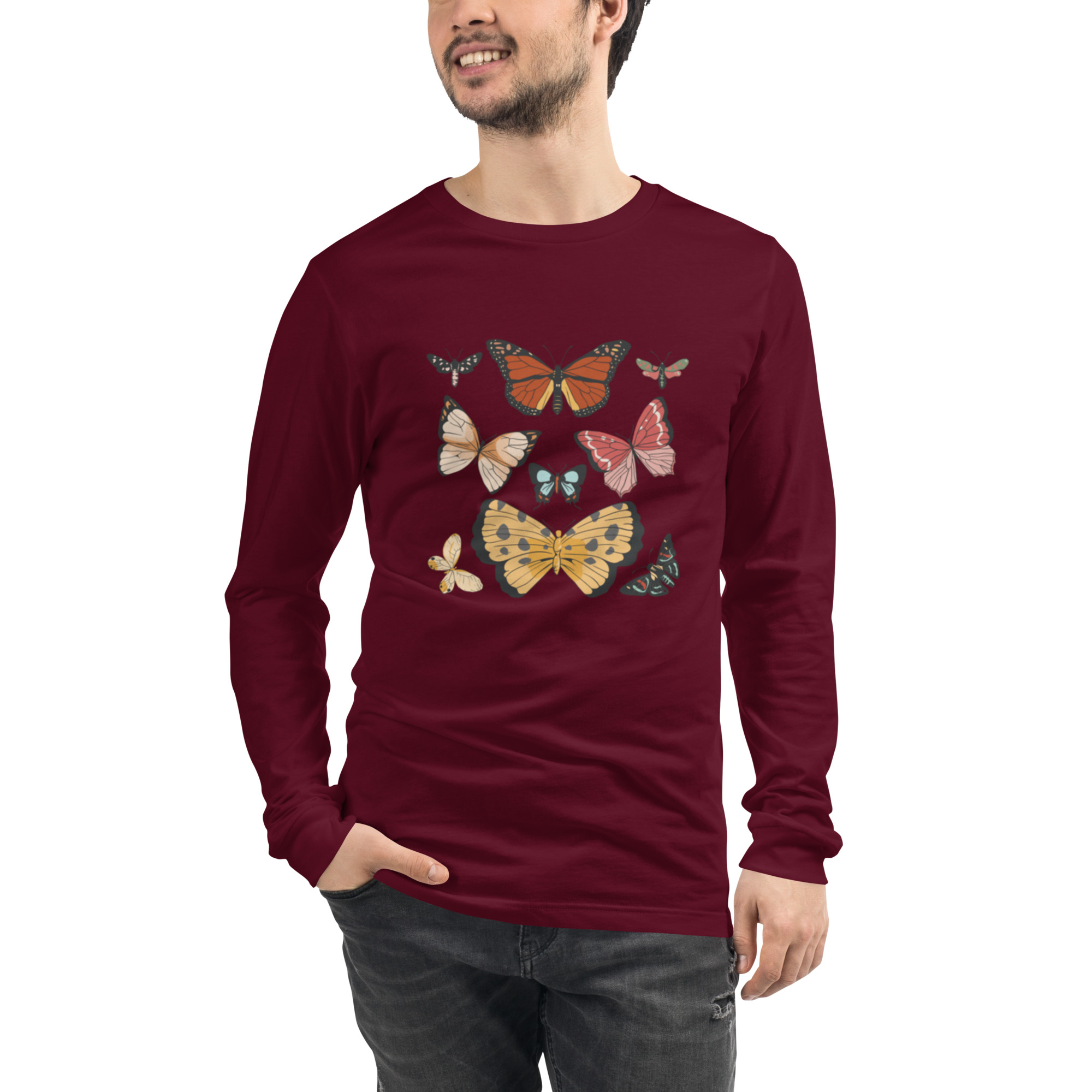 Unisex Long Sleeve Tee - Image 68