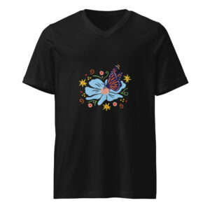 Unisex Short Sleeve V-Neck T-Shirt