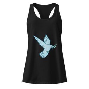 Women’s fitted racerback tank top